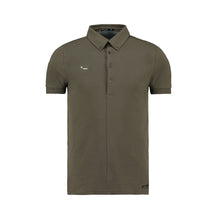 Afbeelding in Gallery-weergave laden, MORSE CODE POLOSHIRT ARMY GREEN 10367
