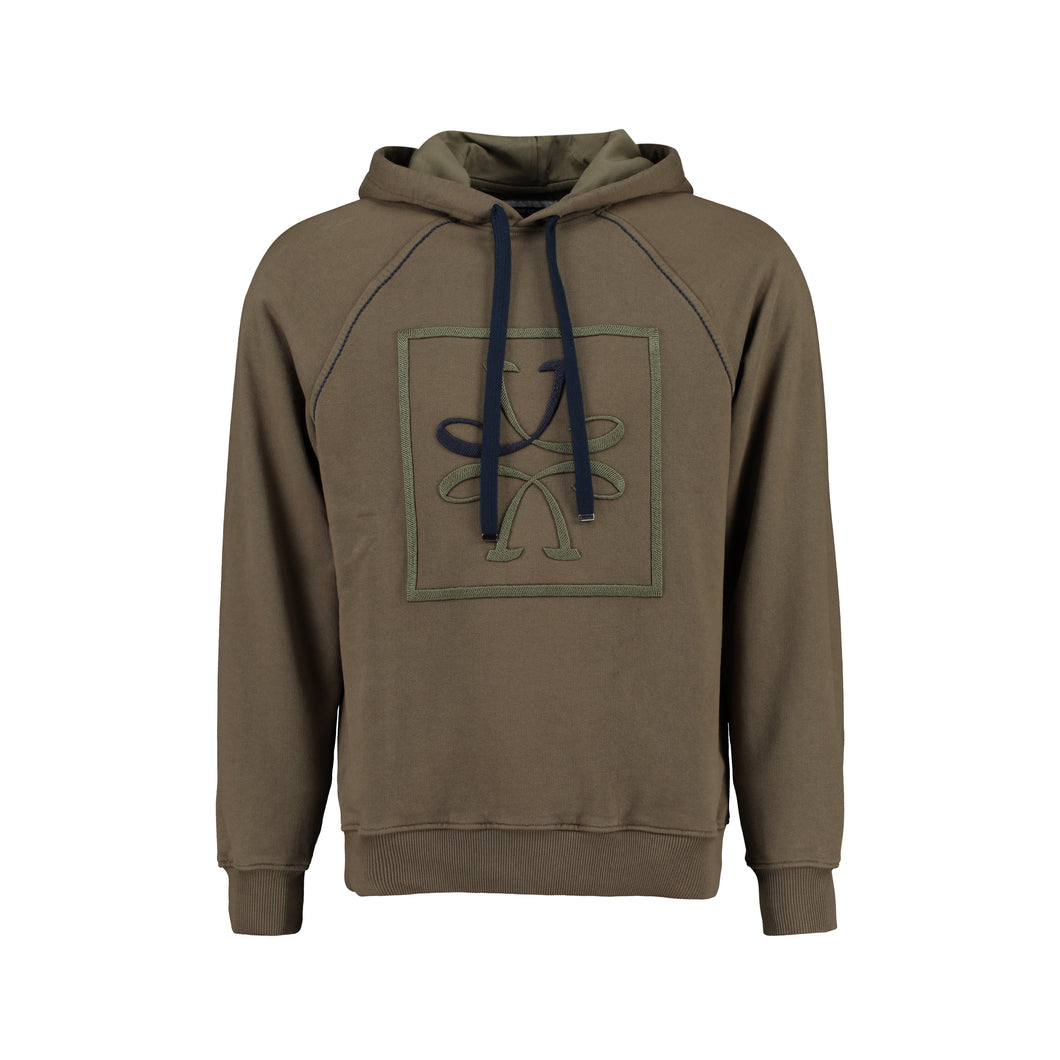JACOB COHEN HOODY GREEN 4316-73