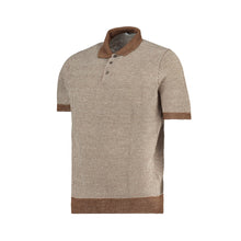 Afbeelding in Gallery-weergave laden, GRAN SASSO POLO KORTE MOUW 57118-165 BEIGE BRUIN
