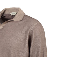 Afbeelding in Gallery-weergave laden, GRAN SASSO 57189-410 POLO LANGE MOUW BRUIN
