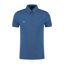Afbeelding in Gallery-weergave laden, MORSE CODE POLOSHIRT MOONLIGHT BLUE 10355
