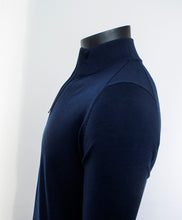Afbeelding in Gallery-weergave laden, Circle, vest met rits, donkerblauw-zwart, 830-836
