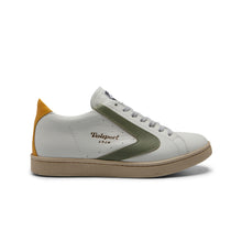 Afbeelding in Gallery-weergave laden, ValSport Vintage Sneakers Bianco OLIVE-YELLOW VTMM 3201

