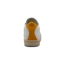 Afbeelding in Gallery-weergave laden, ValSport Vintage Sneakers Bianco OLIVE-YELLOW VTMM 3201
