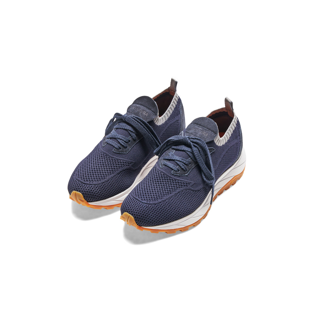 ANDREA VENTURA SNEAKER BLAUW SOCKET MODEL28.035