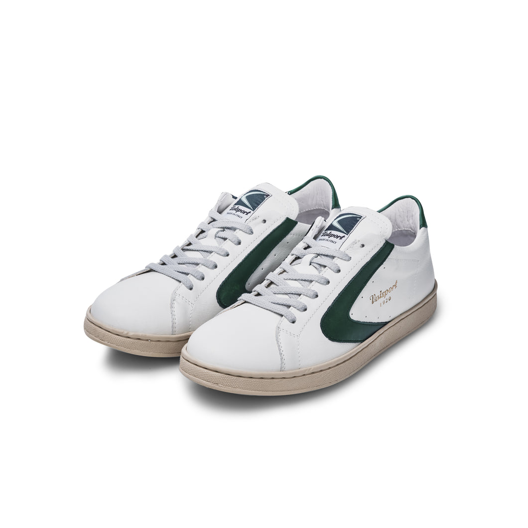 ValSport Vintage Sneakers Bianco-Evergreen